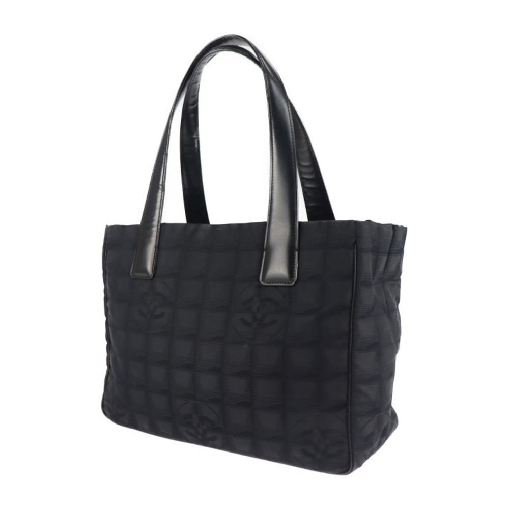 Chanel PM Black Line Calf Travel Nylon Bag